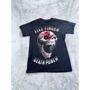 Five Finger Death punch mens shirt Small Bravado black band tee t=shirt